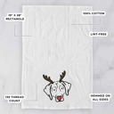 Beagle Reindeer Antler Red Nose Dog  Breed Tea Towel - 50+ Breeds