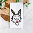 Jack Russell Terrier Reindeer Antler Red Nose Dog  Breed Tea Towel - 50+ Breeds