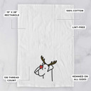 Boxer Reindeer Antler Red Nose Dog  Breed Tea Towel - 50+ Breeds