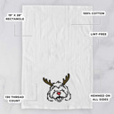 Cavachon Reindeer Antler Red Nose Dog  Breed Tea Towel - 50+ Breeds