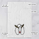 Poodle Reindeer Antler Red Nose Dog  Breed Tea Towel - 50+ Breeds