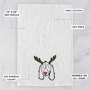 Springer Spaniel Reindeer Antler Red Nose Dog  Breed Tea Towel - 50+ Breeds