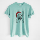 Large Chalky Mint - German Shepherd Santa Dog Breed Comfort Colors T-shirts - 40+ Dog Breeds