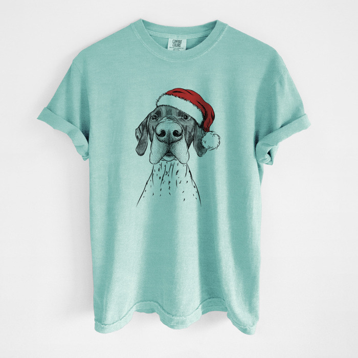 Santa Dog Breed Comfort Colors T-shirts - 40+ Dog Breeds