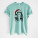 XL Chalky Mint - Cavalier King Charles Santa Dog Breed Comfort Colors T-shirts - 40+ Dog Breeds