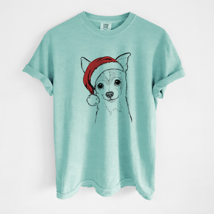 Santa Dog Breed Comfort Colors T-shirts - 40+ Dog Breeds