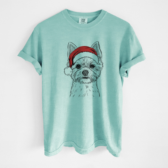 Santa Dog Breed Comfort Colors T-shirts - 40+ Dog Breeds