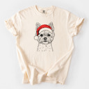 XL Ivory - Yorkie Santa Dog Breed Comfort Colors T-shirts - 40+ Dog Breeds