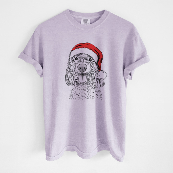 Santa Dog Breed Comfort Colors T-shirts - 40+ Dog Breeds