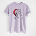 XL Orchid - Boxer Santa Dog Breed Comfort Colors T-shirts - 40+ Dog Breeds