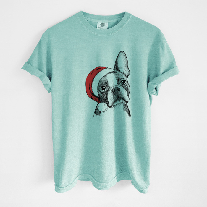 Santa Dog Breed Comfort Colors T-shirts - 40+ Dog Breeds