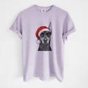 XL Orchid - Doberman Pinscher Cropped Santa Dog Breed Comfort Colors T-shirts - 40+ Dog Breeds