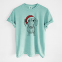 XXL Chalky Mint - Dachshund Santa Dog Breed Comfort Colors T-shirts - 40+ Dog Breeds