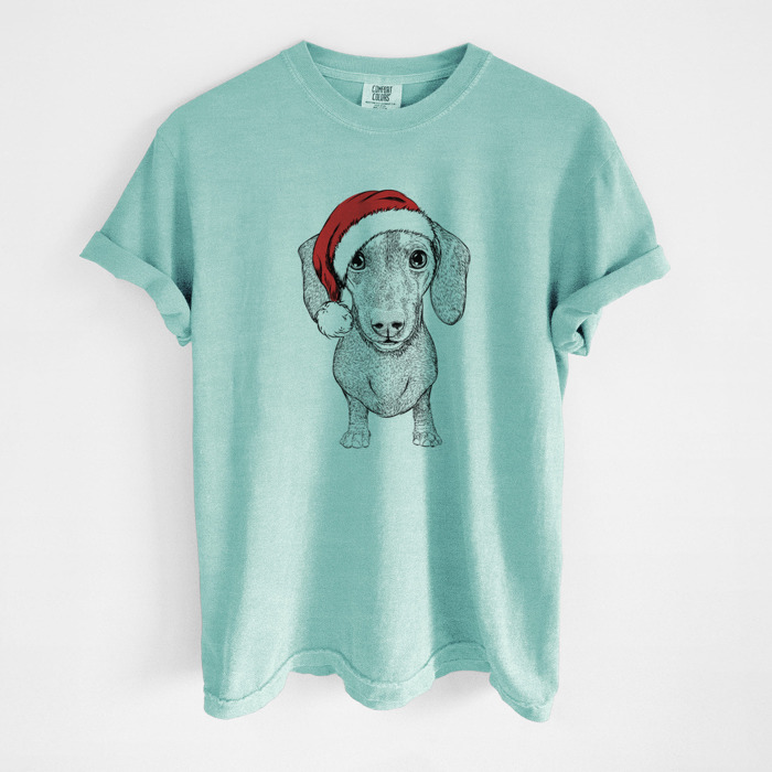Santa Dog Breed Comfort Colors T-shirts - 40+ Dog Breeds