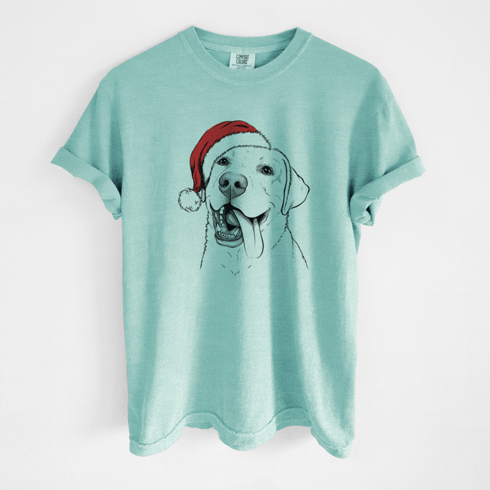 Santa Dog Breed Comfort Colors T-shirts - 40+ Dog Breeds