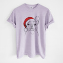 XXL Orchid - French Bulldog 2 Santa Dog Breed Comfort Colors T-shirts - 40+ Dog Breeds