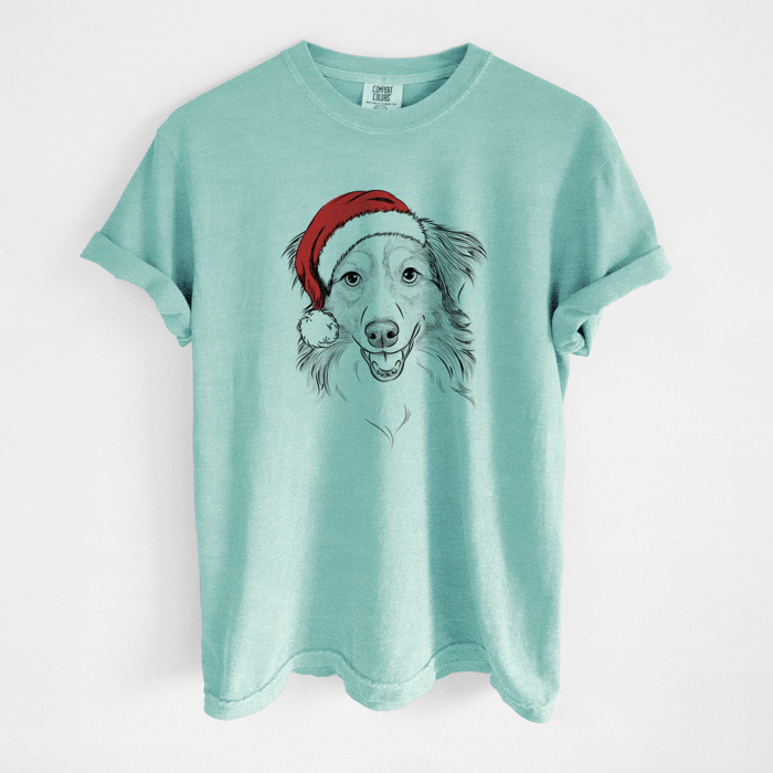 Santa Dog Breed Comfort Colors T-shirts - 40+ Dog Breeds