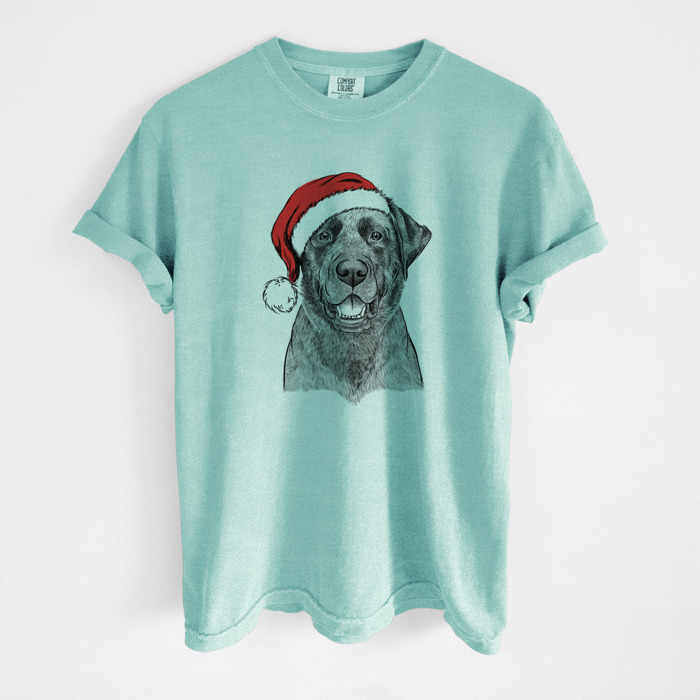 Santa Dog Breed Comfort Colors T-shirts - 40+ Dog Breeds