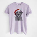 Medium Orchid - Black Lab Santa Dog Breed Comfort Colors T-shirts - 40+ Dog Breeds