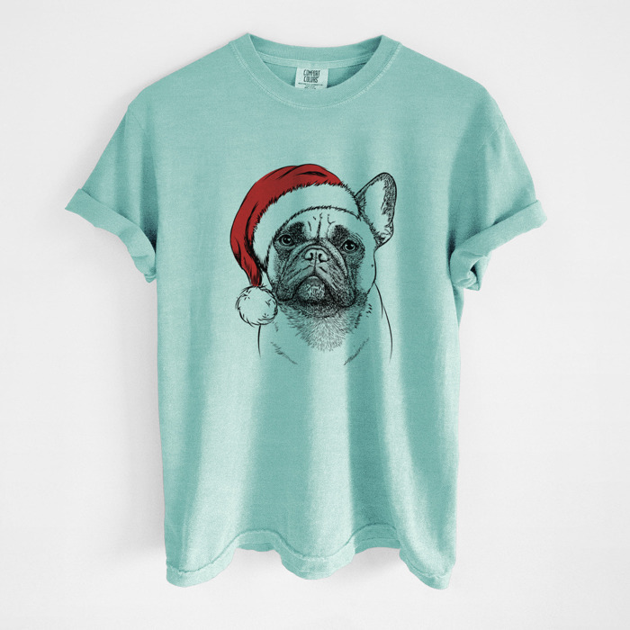 Santa Dog Breed Comfort Colors T-shirts - 40+ Dog Breeds