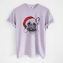 Small Orchid - French Bulldog 1 Santa Dog Breed Comfort Colors T-shirts - 40+ Dog Breeds
