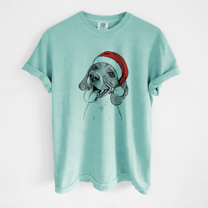 Santa Dog Breed Comfort Colors T-shirts - 40+ Dog Breeds