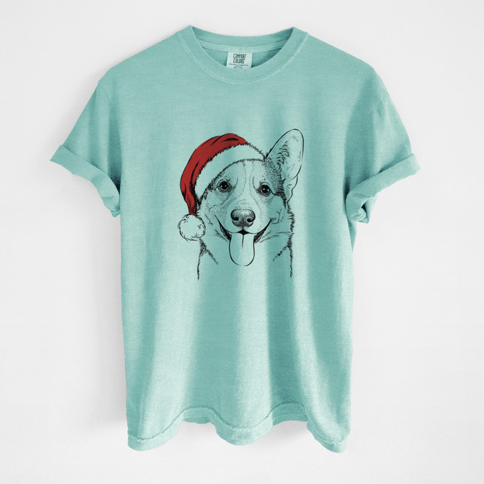 Santa Dog Breed Comfort Colors T-shirts - 40+ Dog Breeds