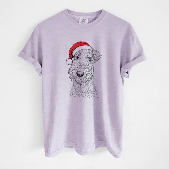 Santa Dog Breed Comfort Colors T-shirts - 40+ Dog Breeds