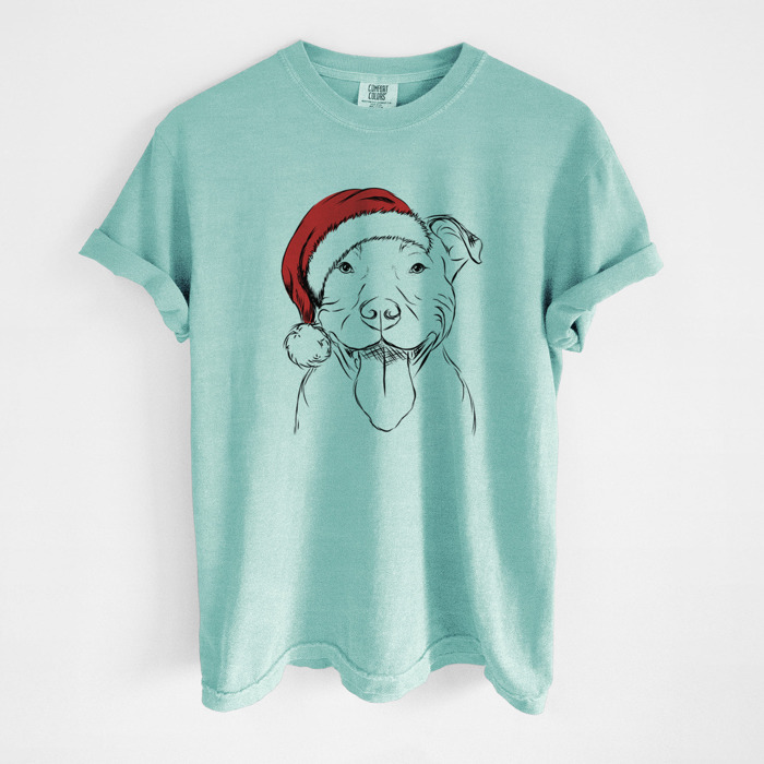 Santa Dog Breed Comfort Colors T-shirts - 40+ Dog Breeds