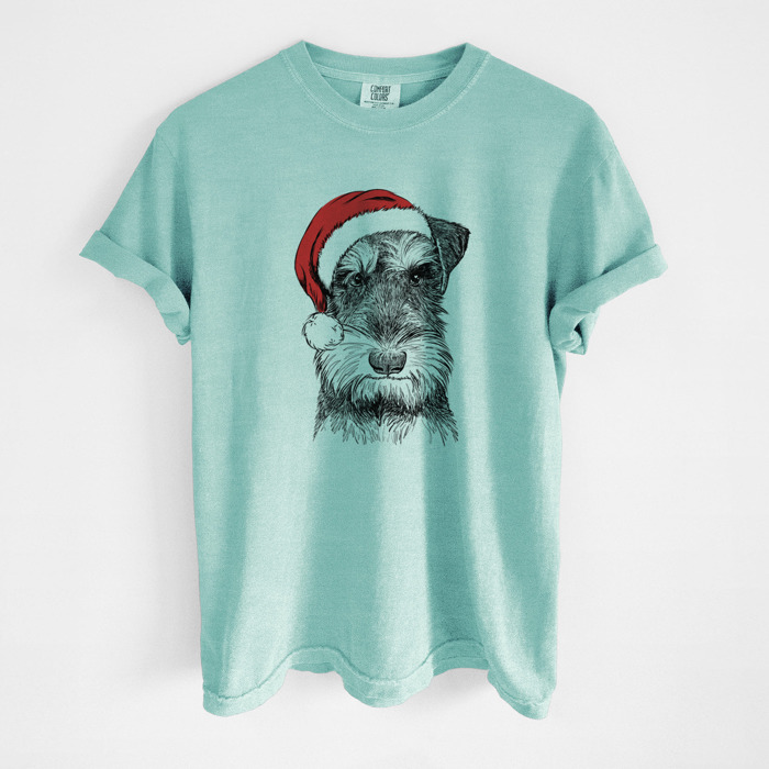 Santa Dog Breed Comfort Colors T-shirts - 40+ Dog Breeds