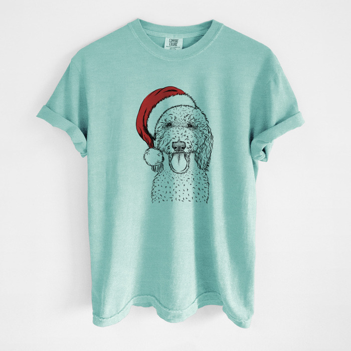 Santa Dog Breed Comfort Colors T-shirts - 40+ Dog Breeds