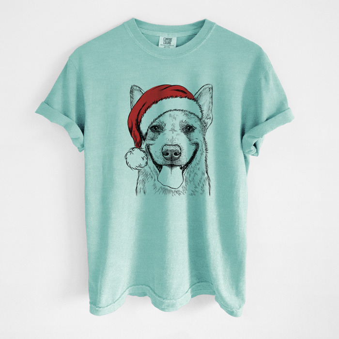Santa Dog Breed Comfort Colors T-shirts - 40+ Dog Breeds