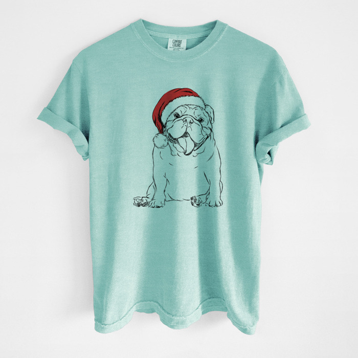 Santa Dog Breed Comfort Colors T-shirts - 40+ Dog Breeds
