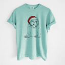 Large Chalky Mint - English Bulldog Santa Dog Breed Comfort Colors T-shirts - 40+ Dog Breeds
