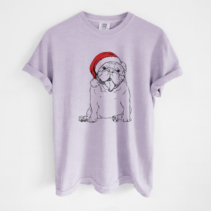 Santa Dog Breed Comfort Colors T-shirts - 40+ Dog Breeds