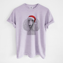 Medium Orchid - Poodle Santa Dog Breed Comfort Colors T-shirts - 40+ Dog Breeds