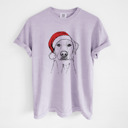 Large Orchid - Yellow Lab Santa Dog Breed Comfort Colors T-shirts - 40+ Dog Breeds