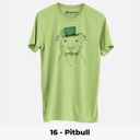 XXL 16 - Pitbull St. Patrick's Day Dog Unisex T-shirts