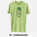 XXL 02 - Goldendoodle St. Patrick's Day Dog Unisex T-shirts