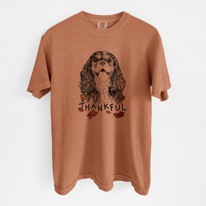 Detailed Hand Drawn Thankful Dog Breed Comfort Colors T-shirts - 25+ Dog Breeds