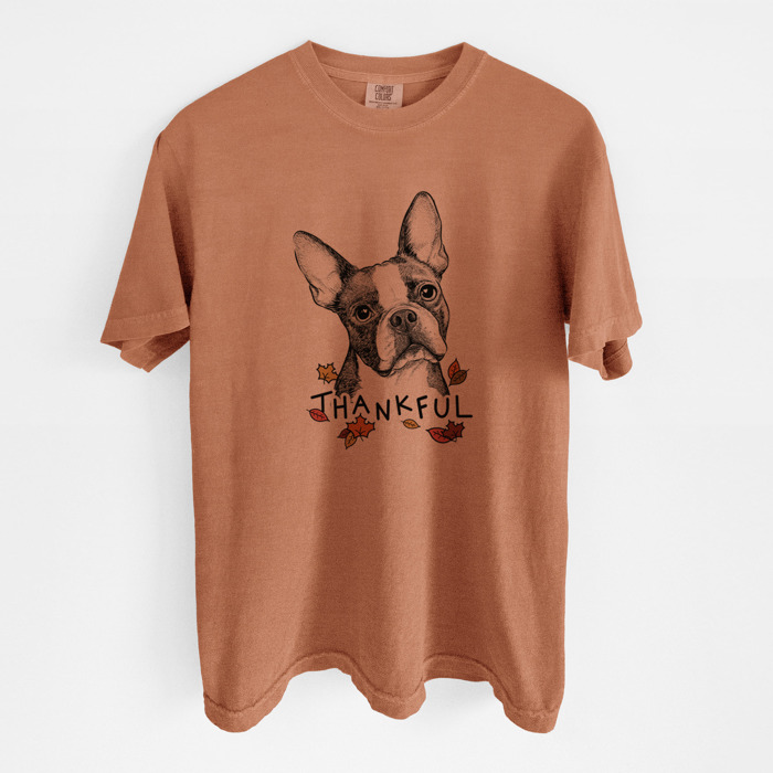 Detailed Hand Drawn Thankful Dog Breed Comfort Colors T-shirts - 25+ Dog Breeds