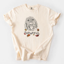 Small Ivory - Goldendoodle 2 Detailed Hand Drawn Thankful Dog Breed Comfort Colors T-shirts - 25+ Dog Breeds