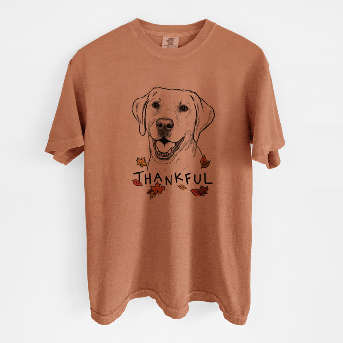 Detailed Hand Drawn Thankful Dog Breed Comfort Colors T-shirts - 25+ Dog Breeds