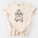 Small Ivory - Shorkie Detailed Hand Drawn Thankful Dog Breed Comfort Colors T-shirts - 25+ Dog Breeds