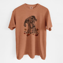 Medium Ivory - Great Dane Detailed Hand Drawn Thankful Dog Breed Comfort Colors T-shirts - 25+ Dog Breeds