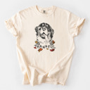 XXL Ivory - Bernese Mountain Dog Detailed Hand Drawn Thankful Dog Breed Comfort Colors T-shirts - 25+ Dog Breeds