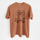XXL Ivory - Maltese Detailed Hand Drawn Thankful Dog Breed Comfort Colors T-shirts - 25+ Dog Breeds