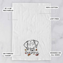 Beagle Doodled Thankful  Autumn Hand-Drawn Dog  Breed Tea Towel - 50+ Breeds