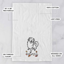 Golden Retriever Doodled Thankful  Autumn Hand-Drawn Dog  Breed Tea Towel - 50+ Breeds