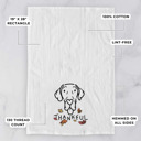 Great Dane Doodled Thankful  Autumn Hand-Drawn Dog  Breed Tea Towel - 50+ Breeds